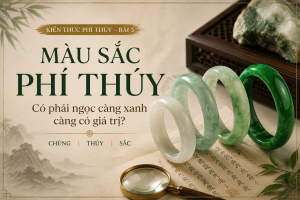 màu sắc phỉ thuý
